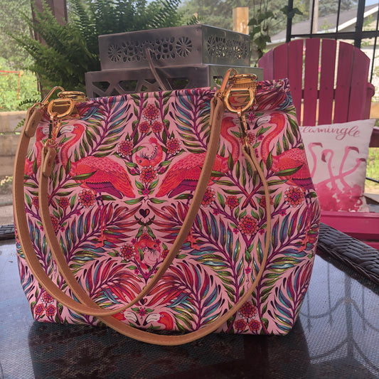Tote -  Pink Flamingos