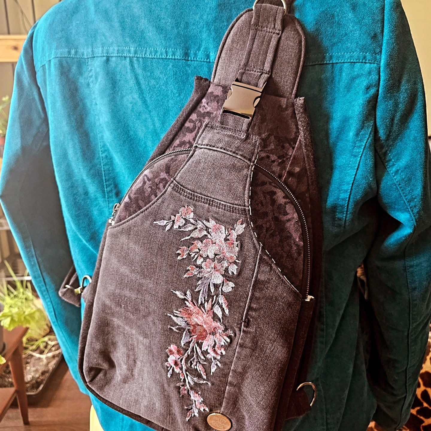 Essential Crossbody Bag - Denim Upcycle